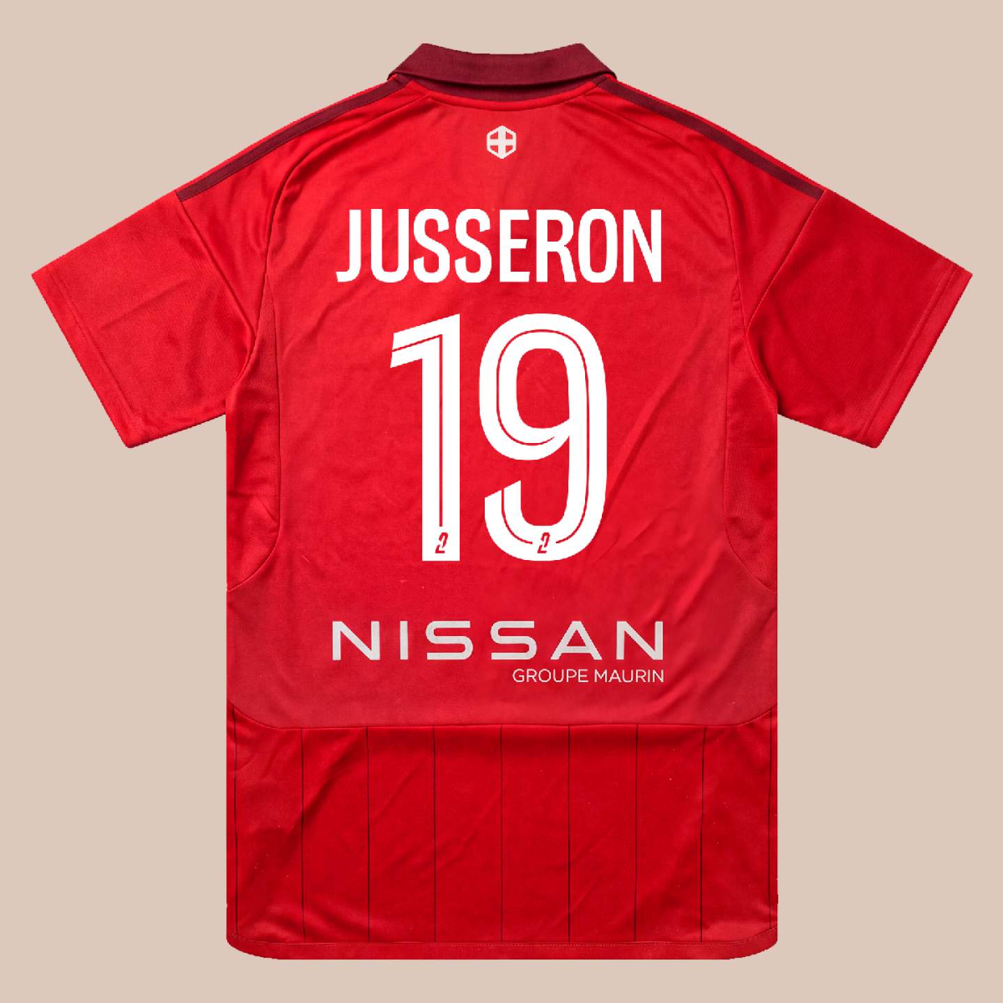 Maillot Octobre rose dédicacé - JUSSERON 19